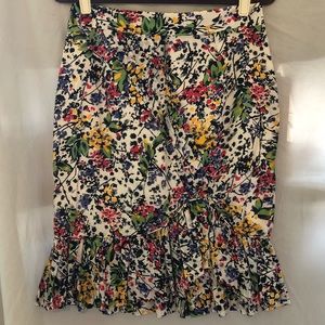 Anthro Edme & Esllyte Hustle and Bustle Skirt